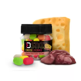 Delphin MIX D SNAX WAFT csali 10x7mm/20g Sajt - máj wafters