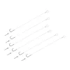 Delphin FLR Sting 8cm 0.22mm #6 Előkötött Szakáll Nélküli Horog Csalitüskével 6db