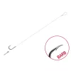 Delphin FLR Sting 12cm 0.25mm #6 Előkötött Szakállas Horog Csalitüskével 6db