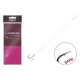 Delphin FLR D-rig 8cm 0,22mm 6-os Füles, Szakállas Előkötött Horog Csalitüskével 6db