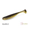 Delphin Zandera UVs - MudGold 12cm Plasztik Csali 5db