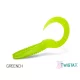 Delphin TwistaX Eeltail UVs - Greench 15cm Plasztik Csali 5db