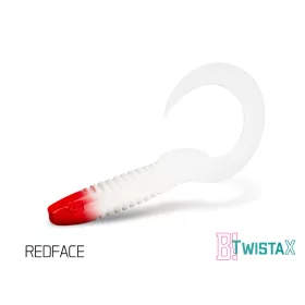   Delphin TwistaX Eeltail UVs - Redface 15cm Plasztik Csali 5db