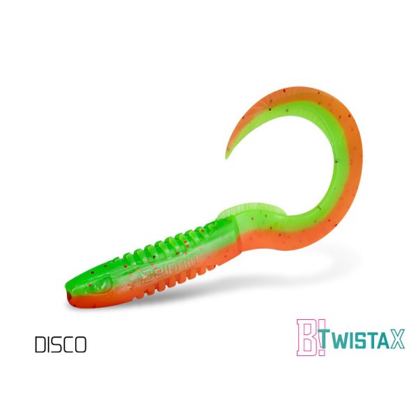 Delphin TwistaX Eeltail UVs - Disco 15cm Plasztik Csali 5db