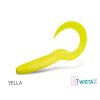 Delphin TwistaX Eeltail UVs - Yella 15cm Plasztik Csali 5db