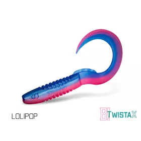   Delphin TwistaX Eeltail UVs - Lolipop 15cm Plasztik Csali 5db