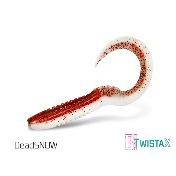 Delphin TwistaX Eeltail UVs - DeadSnow 6cm Plasztik Csali 5db