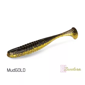   Delphin Zandera FlexiFloat UVs - MudGold 12cm Plasztik Csali 5db