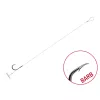 Delphin FLR Quickstop 8cm 0,22mm 10 Előkötött Szakállas Horog 6db