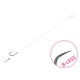 Delphin FLR Sting 8cm 0,22mm 10 Füles, Szakáll nélküli Előkötött Horog Csalitüskével 6db