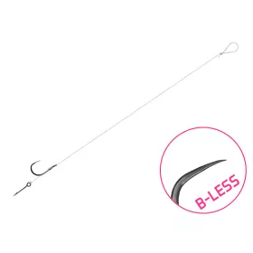   Delphin FLR Sting 12cm 0,22mm 12 Füles, Szakáll nélküli Előkötött Horog Csalitüskével 6db