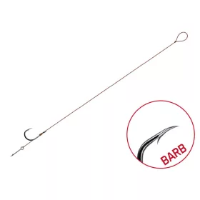   Delphin Proxi Sting 8cm 0,10mm 12 Füles, Szakállas Előkötött Horog Csalitüskével 6db