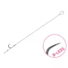 Delphin Proxi Sting 8cm 0,10mm 12 Füles, Szakáll Nélküli Előkötött Horog Csalitüskével 6db