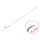 Delphin Proxi Sting 12cm 0,10mm 12 Füles, Szakáll Nélküli Előkötött Horog Csalitüskével 6db