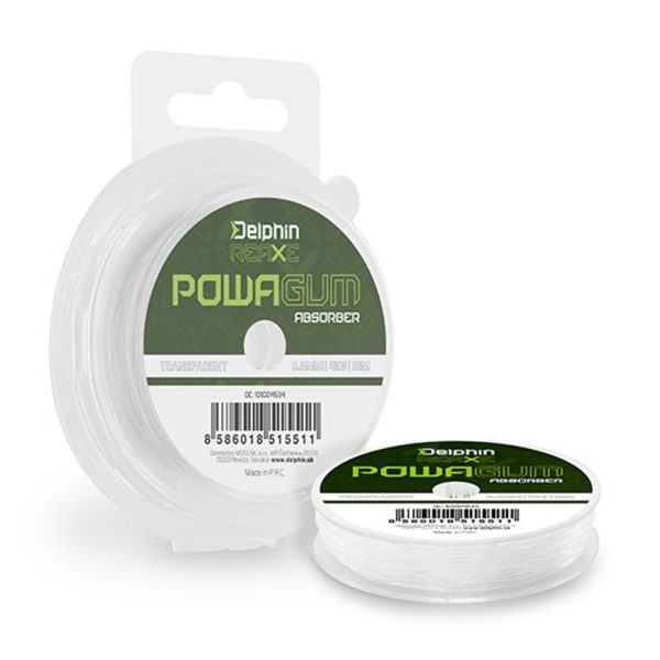 Delphin Reaxe PowaGum 0,6mm Absorber Transzparens Erőgumi 10m