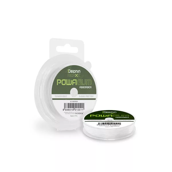 Delphin Reaxe PowaGum 0,6mm Absorber Transzparens Erőgumi 10m