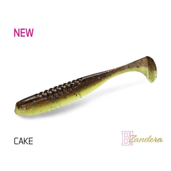 Delphin Zandera UVs Cake 10cm Plasztik Csali 5db