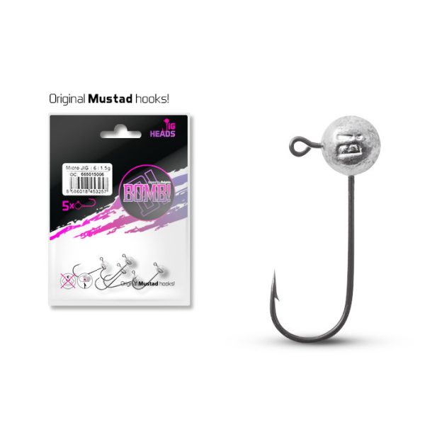 Delphin Bomb! 8 1gr Micro Jig Fej 5db