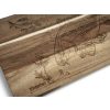 Delphin CarpBoard Dekoratív Konyhai Vágódeszka