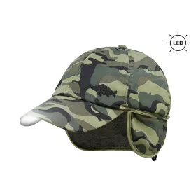 Delphin OutLine Camo Téli LED Baseball Sapka
