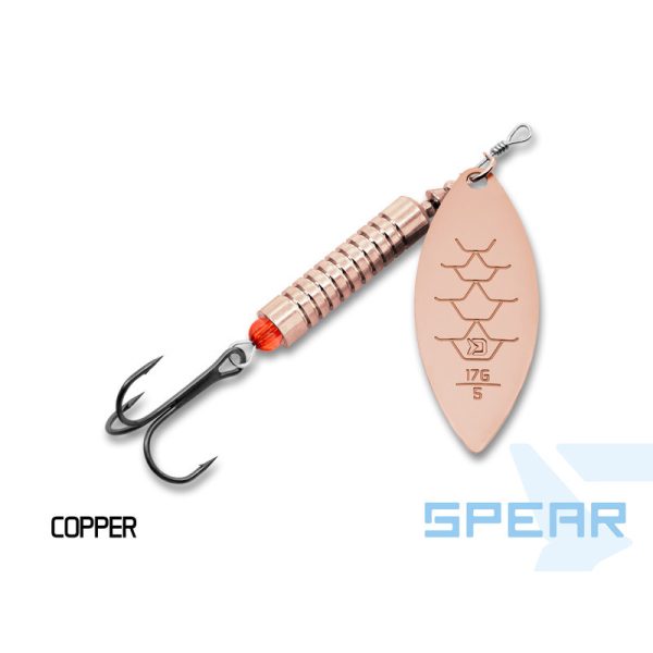 Delphin Spear Spinner Copper 9,5gr Körforgó