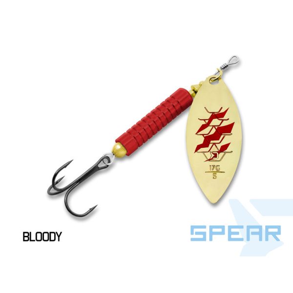 Delphin Spear Spinner Bloody 17gr Körforgó
