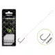 Delphin Fluoro Sting Feeder Rig 8cm Fluorocarbon Előkötött 8 Turner Horog 10db