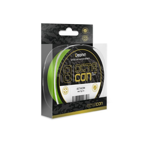 Delphin OctaCon Fluo Zöld 0,10mm 135m Fonott Főzsinór