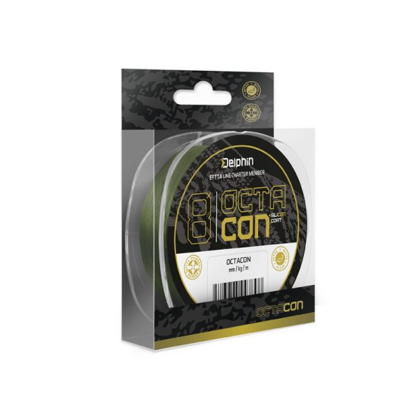 Delphin OctaCon Zöld 0,10mm 135m Fonott Főzsinór