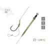 Delphin sCamo Boilie Rig 6 Füles, Szakállas Fonott Előkötött Horog 2db