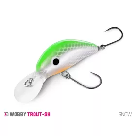 Delphin Wobby Trout-SH Snow 4cm 4gr Wobbler