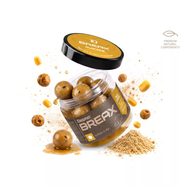 Delphin BreaX NutCake 16mm Dipelt Bojli 200ml