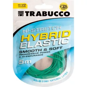   Trabucco HI-Stretch Hybrid Elastic 1,4mm Rakós Hibrid Gumi 5m