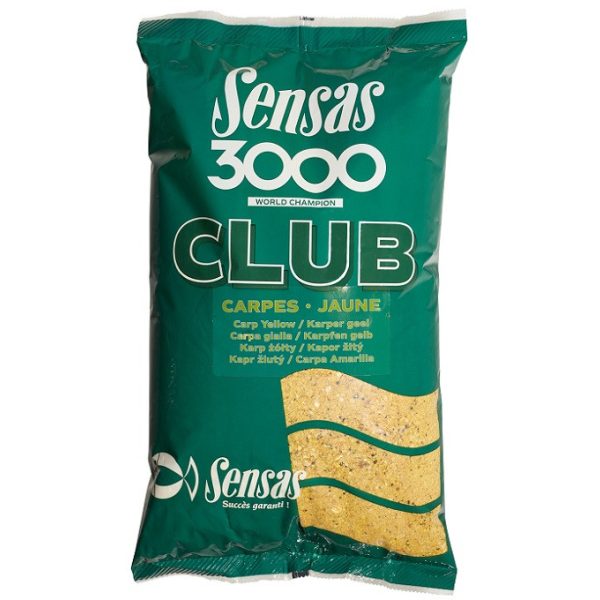 Sensas 3000 Club Ponty Sárga Etetőanyag 1kg