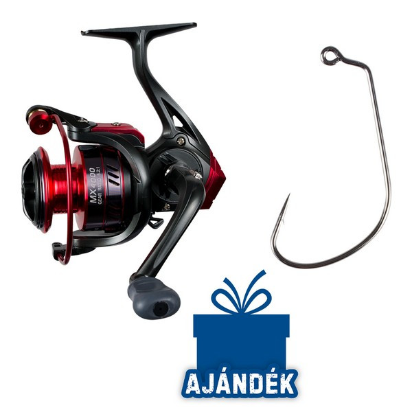 Arno MXSpin Red orsó ajándék Swimbait horoggal