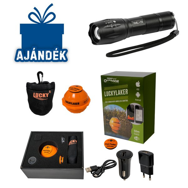 Outdoor Lucky Laker okos halradar AJÁNDÉK Lumitact lámpával