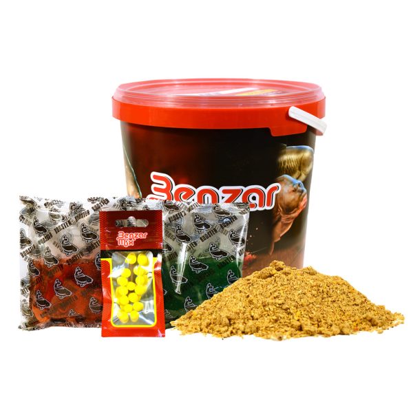 Benzar Mix Instant Groundbait Mix Ponty Vödrös Etetőanyag Csalikkal 3kg