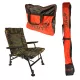 Carp Expert Comfort Camo Horgászszék (25x50cm) Válltaska Szettel