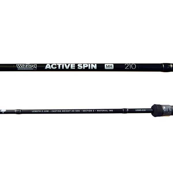 Wizard Active Spin Medium Heavy 2,40m 20-50gr 2 részes Pergető bot