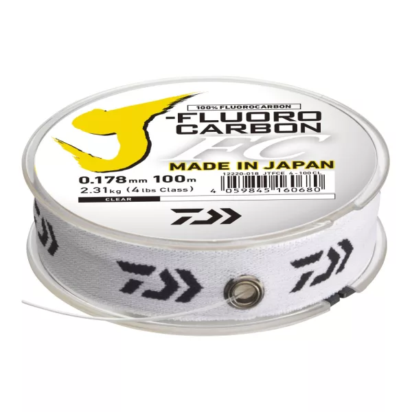 Daiwa J-Fluorocarbon Átlátszó 0,178mm 100m Fluorocarbon Előkezsinór