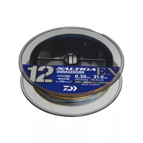   Daiwa Saltiga Durasensor 12 Braid EX+Si3 Multi-Color 0,35mm 300m Fonott Főzsinór