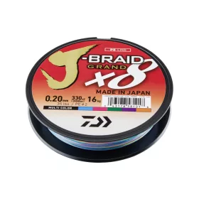   Daiwa J-Braid Grand X8 Multi-Color 0,10mm 1500m Fonott Főzsinór
