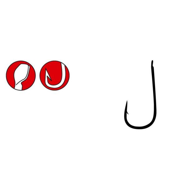 Gamakatsu LS-1310R Hooks Red #18 horog