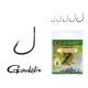 Gamakatsu G-Carp method Fekete 6 10db/csomag Füles Szakállas Feeder horog