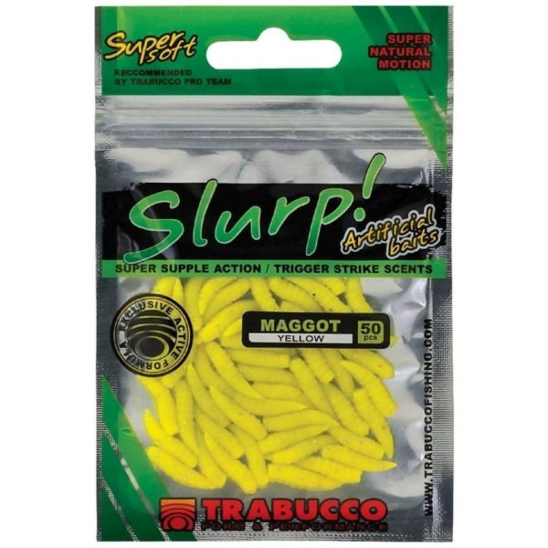 Trabucco Slurp Bait Maggot Yellow Sárga Műcsonti 50db