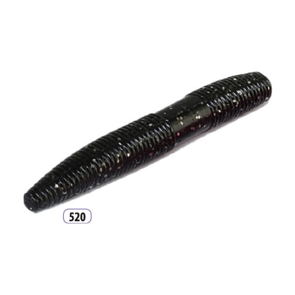 Trabucco Slurp Bait Fat Trout Worm Black Glitter 10db