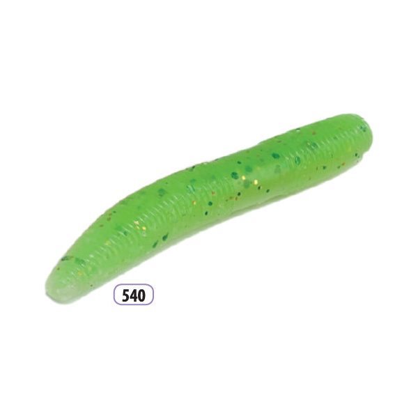 Trabucco Slurp Bait Fat Trout Worm Fluo Green 10db