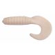 Trabucco Yummy Bait Curly Tail White 4cm Plasztik Csali 8db