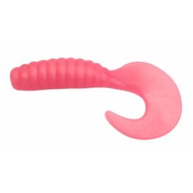   Trabucco Yummy Bait Curly Tail Bubble Gum 4cm Plasztik Csali 8db