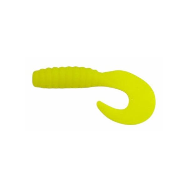 Trabucco Yummy Bait Curly Tail Yellow 4cm Plasztik Csali 8db